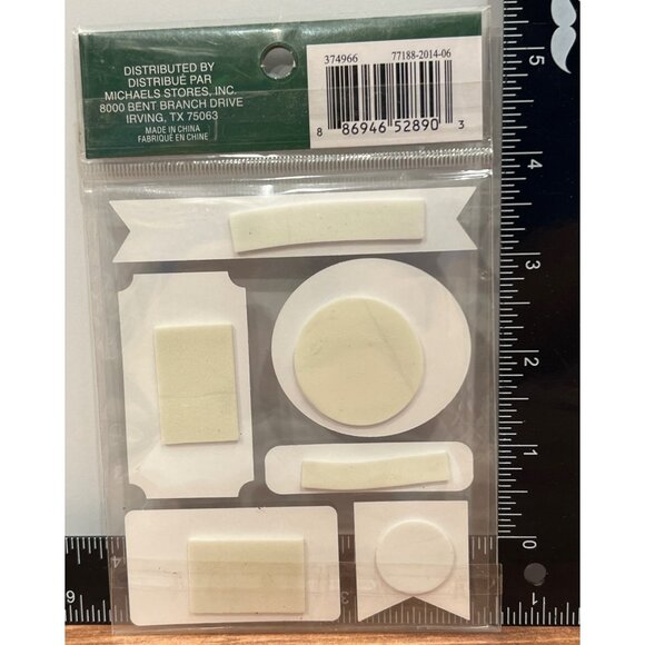 Recollections Christmas Dimensional Stickers 6 Pc Set - Picture 2 of 2